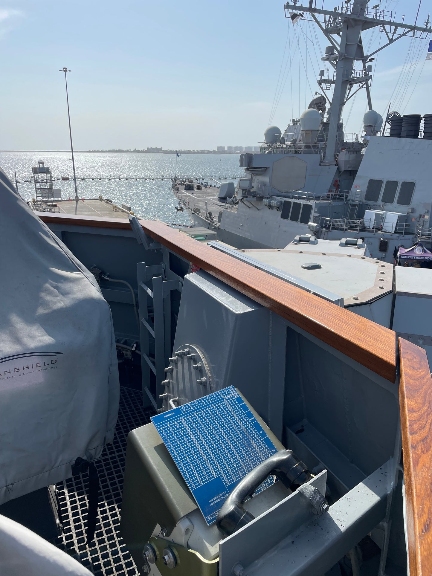 Port and Starboard Bridge Wing Rails