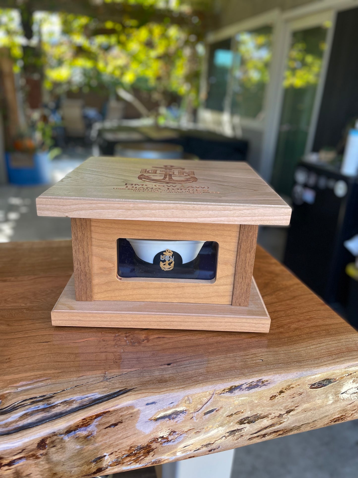 Miniature Hat Box with Miniature 3D Printed Combo Cover