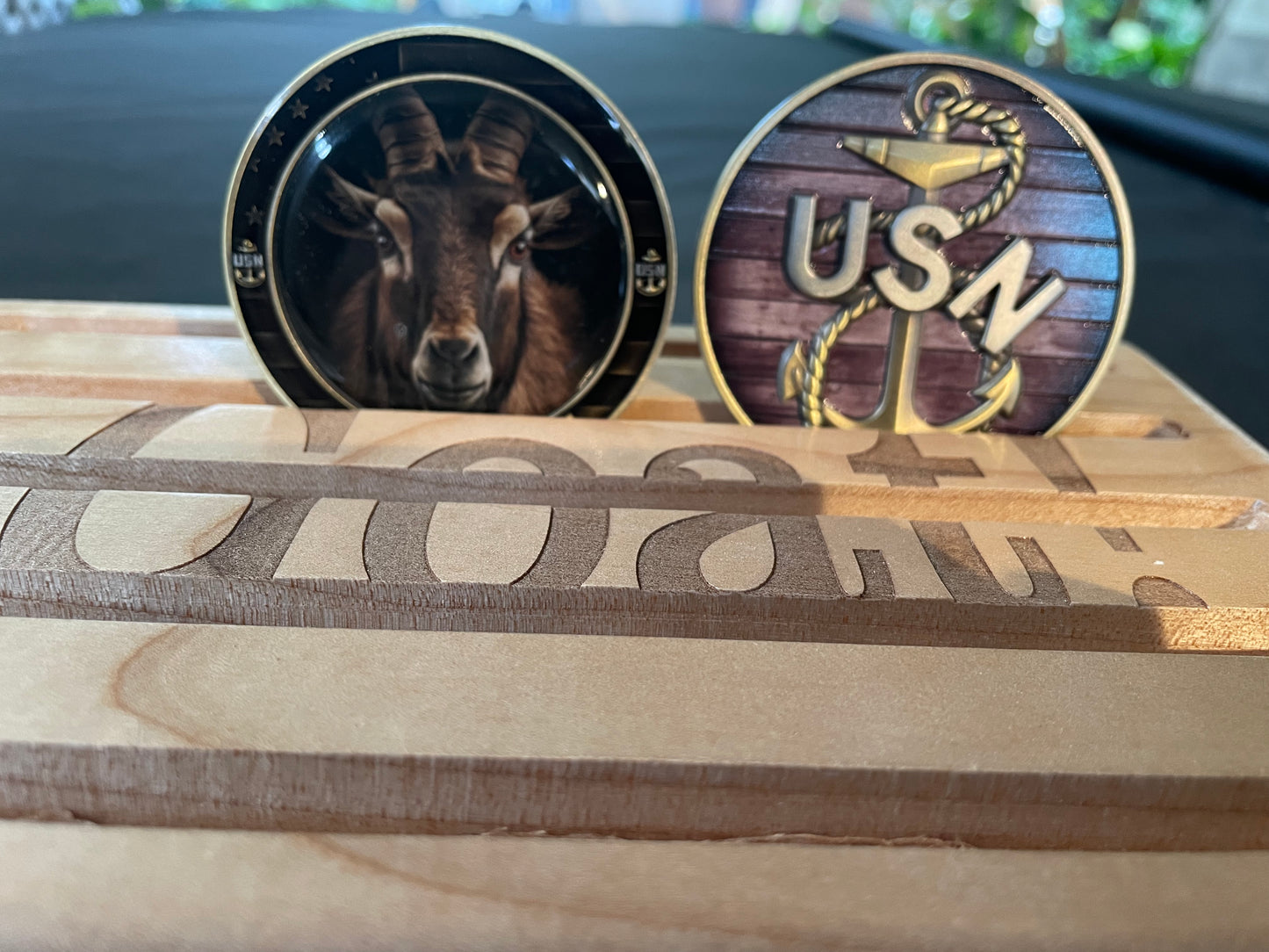 Ask the Goat Challenge Coin