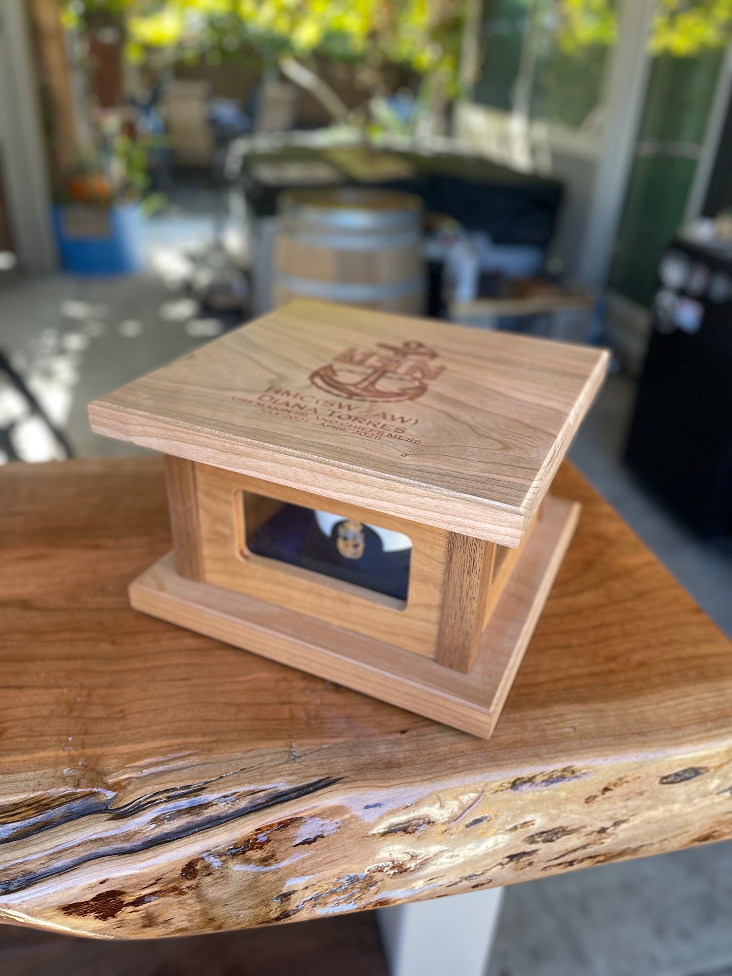 Miniature Hat Box with Miniature 3D Printed Combo Cover
