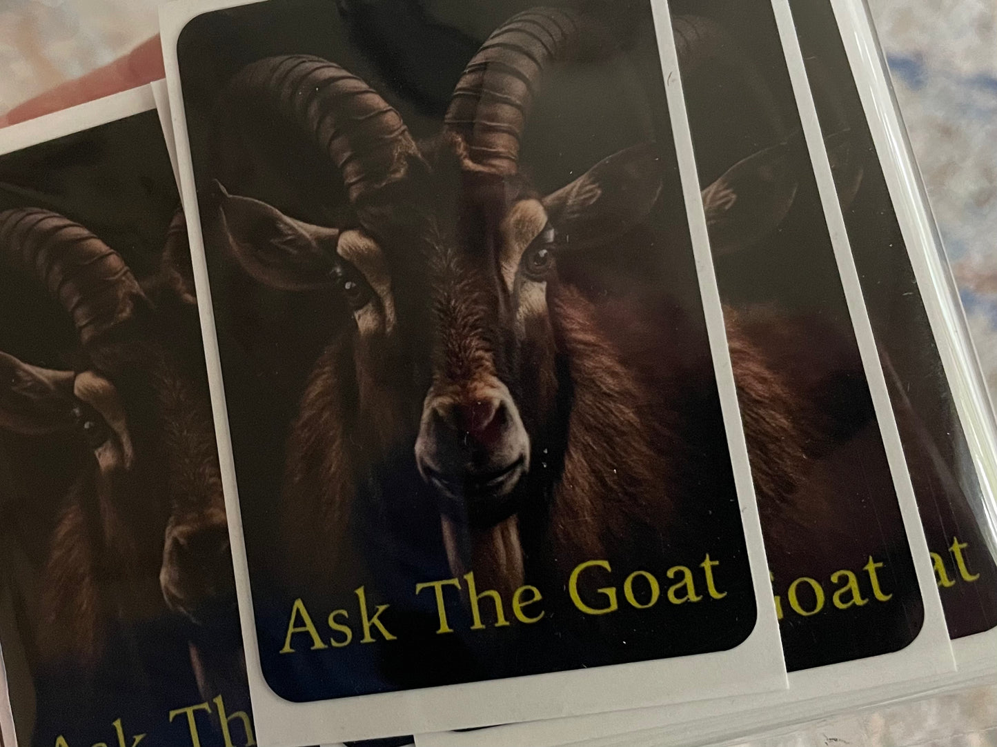 Ask The Goat Sticker