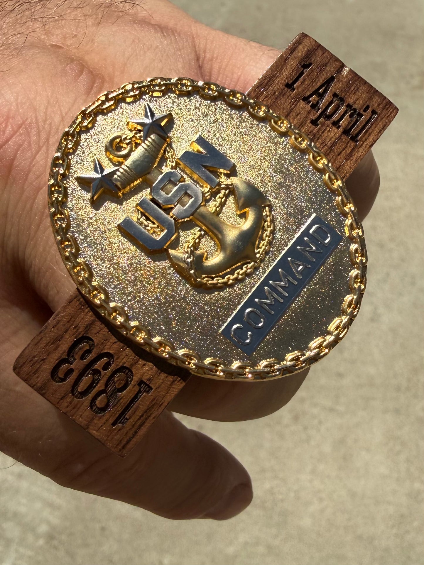 Hand Crafted Two and Three-Knuckle Chief Petty Officer Ring