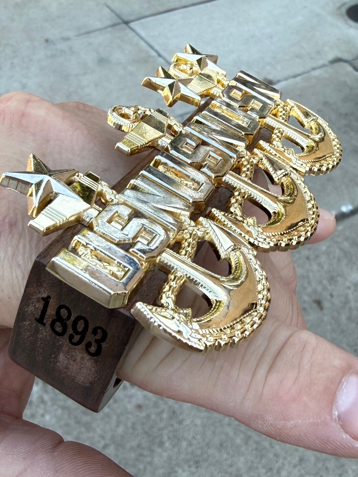 Hand Crafted Two and Three-Knuckle Chief Petty Officer Ring