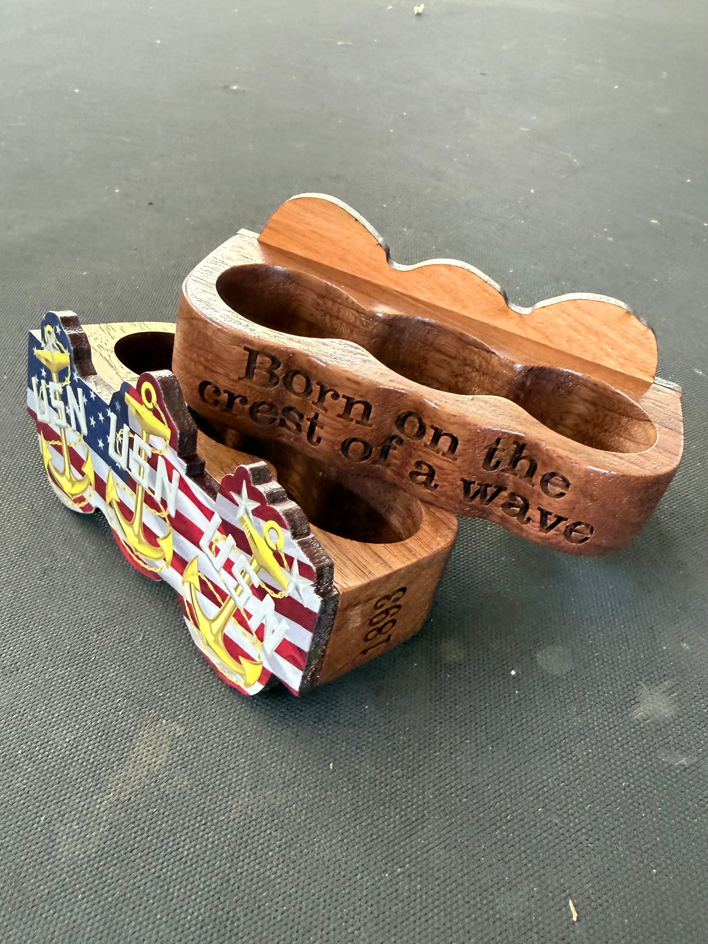 Hand Crafted Three-Knuckle Chief Petty Officer Ring