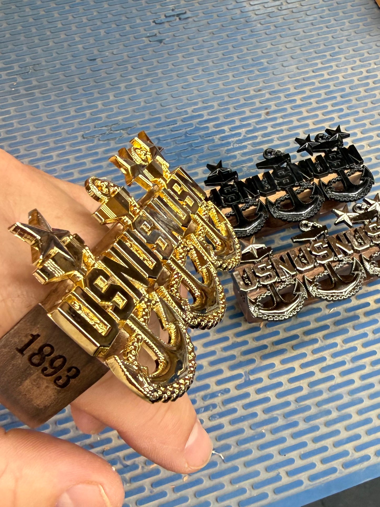 Hand Crafted Two and Three-Knuckle Chief Petty Officer Ring