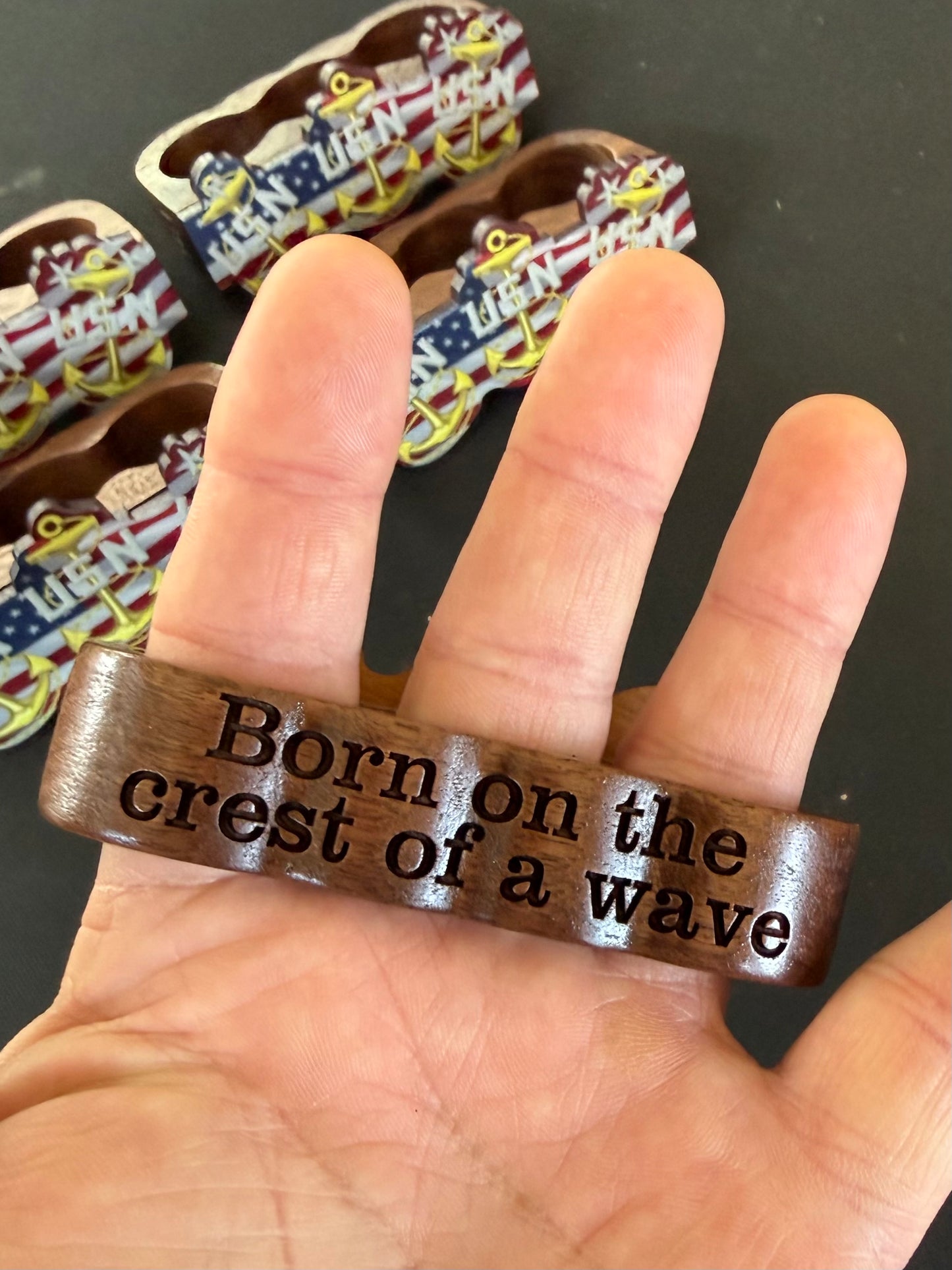 Hand Crafted Three-Knuckle Chief Petty Officer Ring