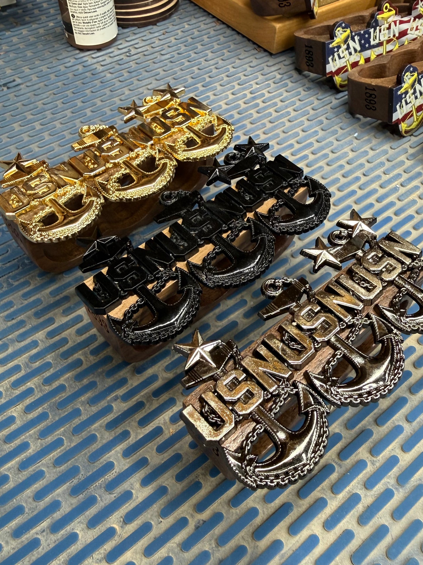 Hand Crafted Two and Three-Knuckle Chief Petty Officer Ring