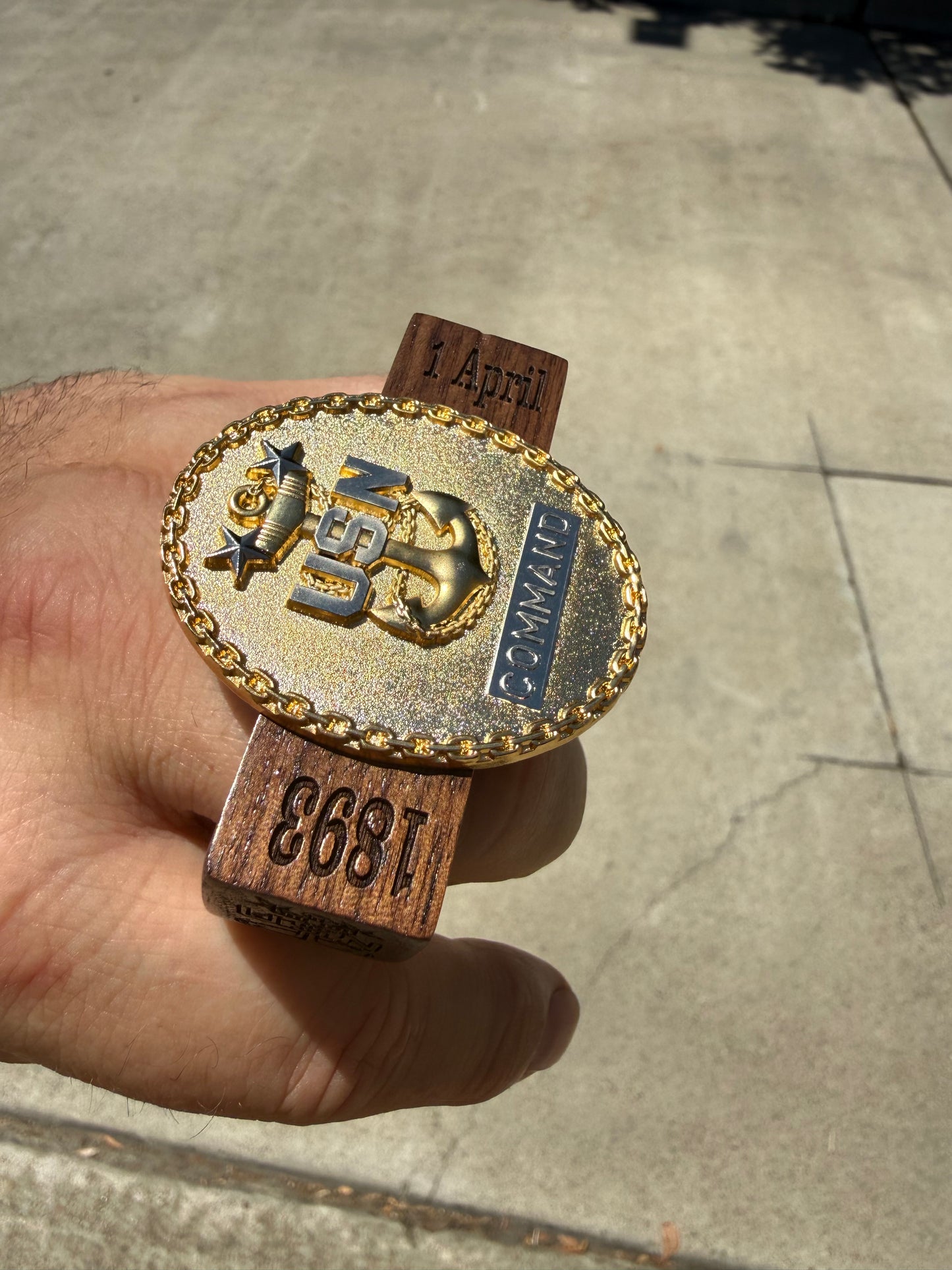 Hand Crafted Two and Three-Knuckle Chief Petty Officer Ring