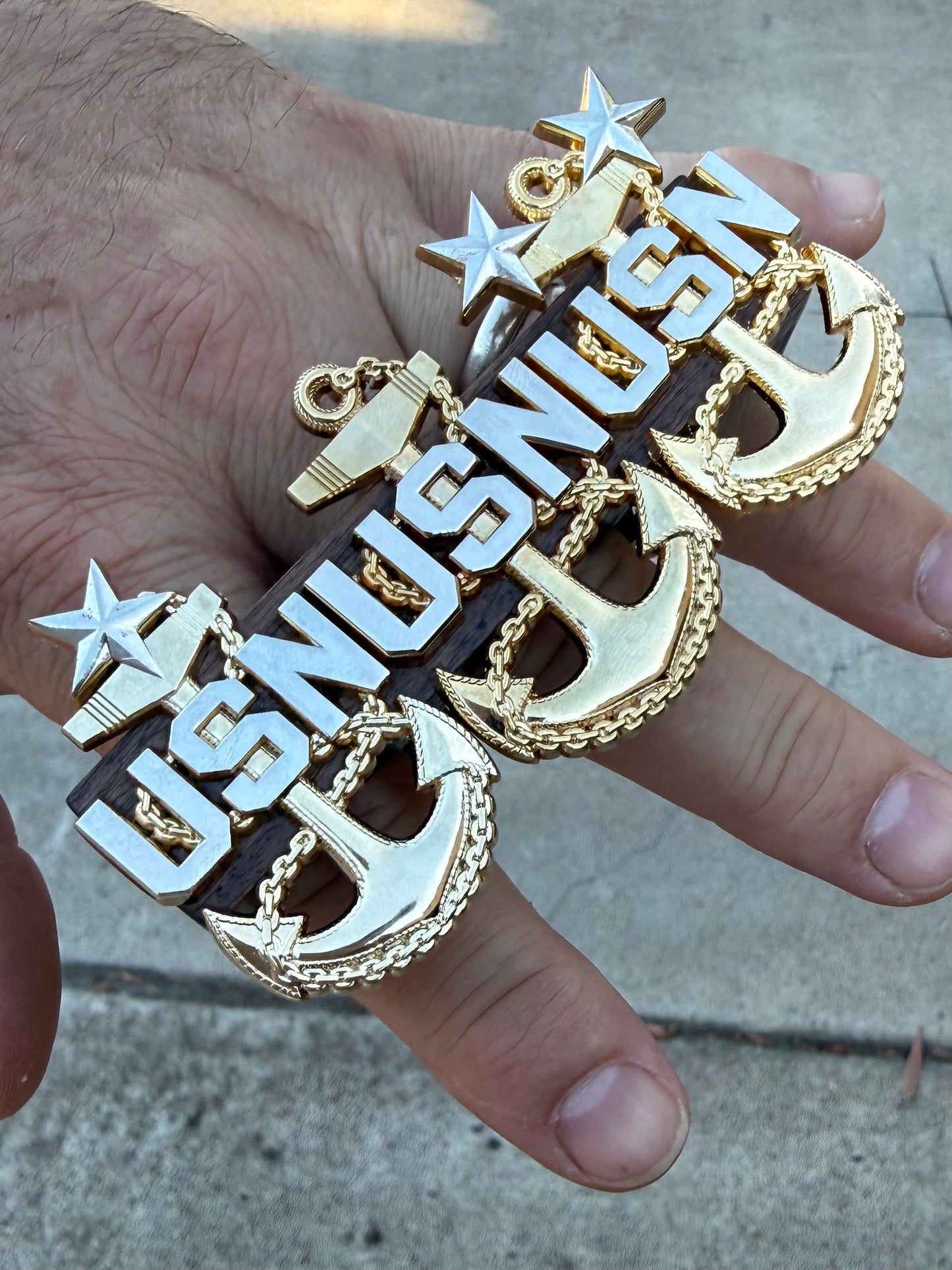 Hand Crafted Two and Three-Knuckle Chief Petty Officer Ring