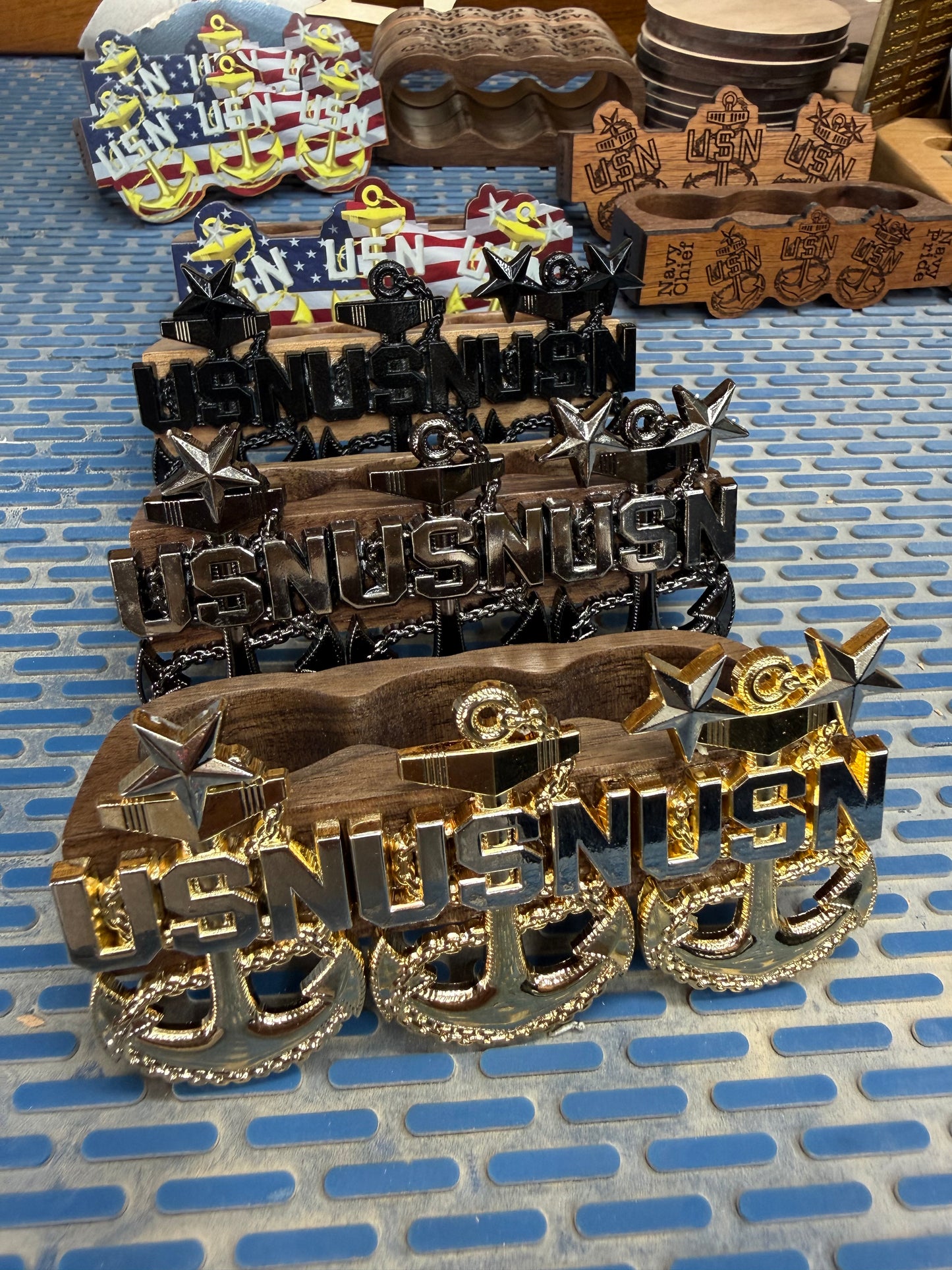 Hand Crafted Two and Three-Knuckle Chief Petty Officer Ring