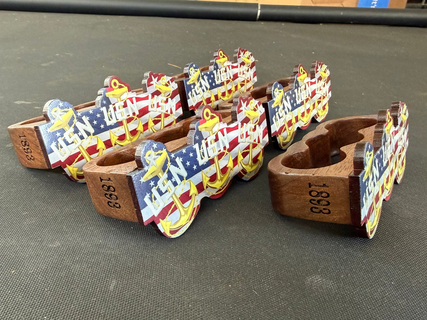 Hand Crafted Three-Knuckle Chief Petty Officer Ring