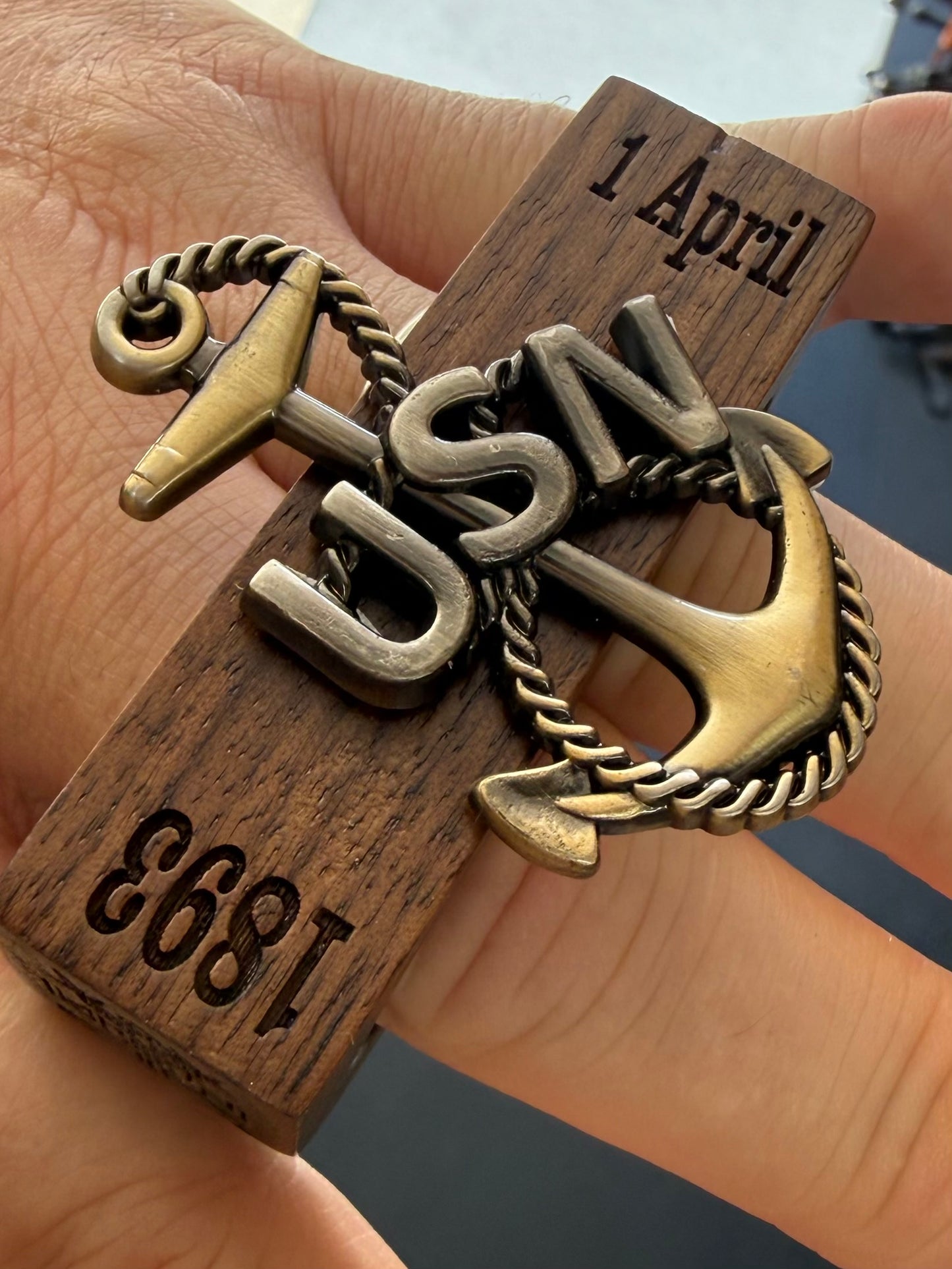 Hand Crafted Two and Three-Knuckle Chief Petty Officer Ring
