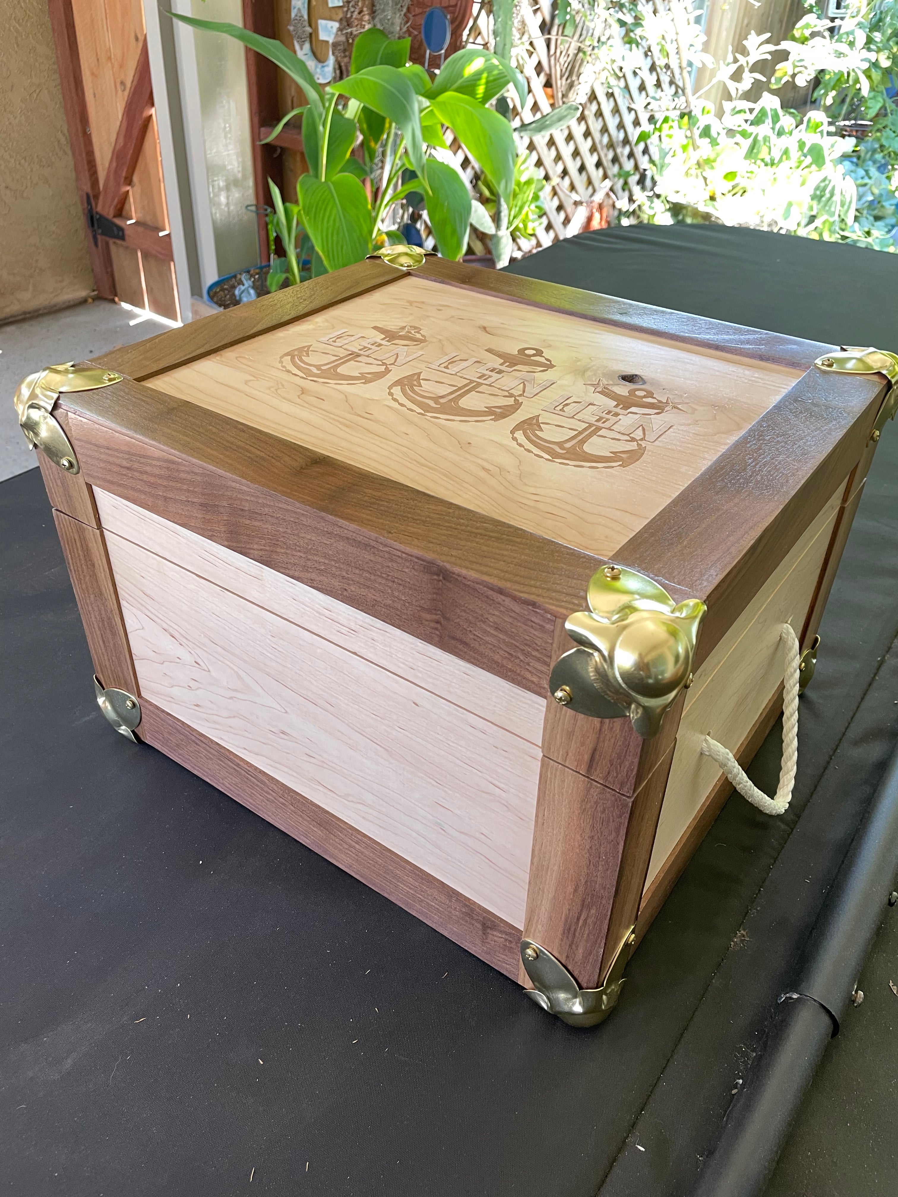 Sea Chest Coin Holder – The Goat Woodworks