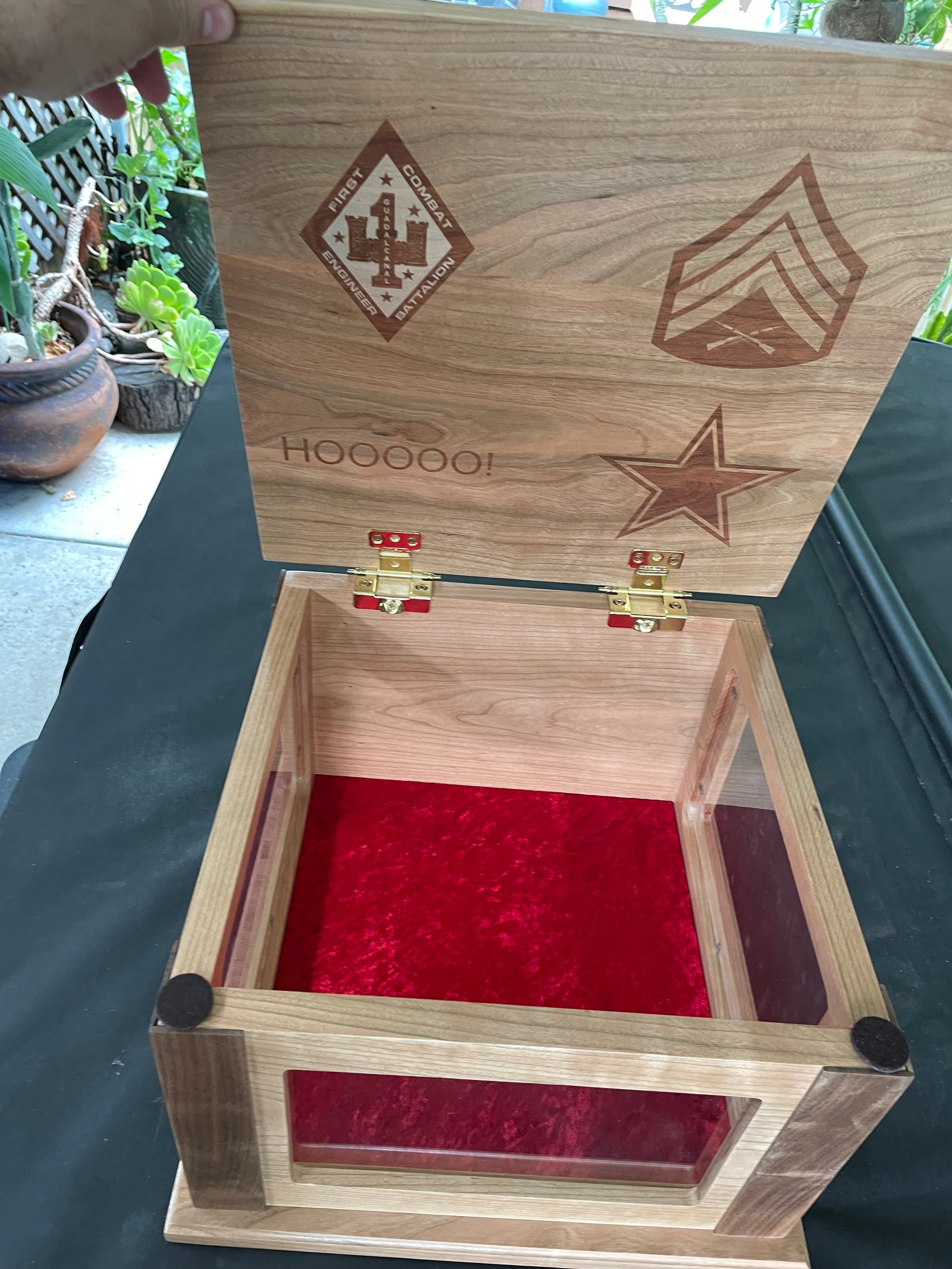 US Navy Chief, Senior Chief, Master Chief, Officer, military Hat Box ...