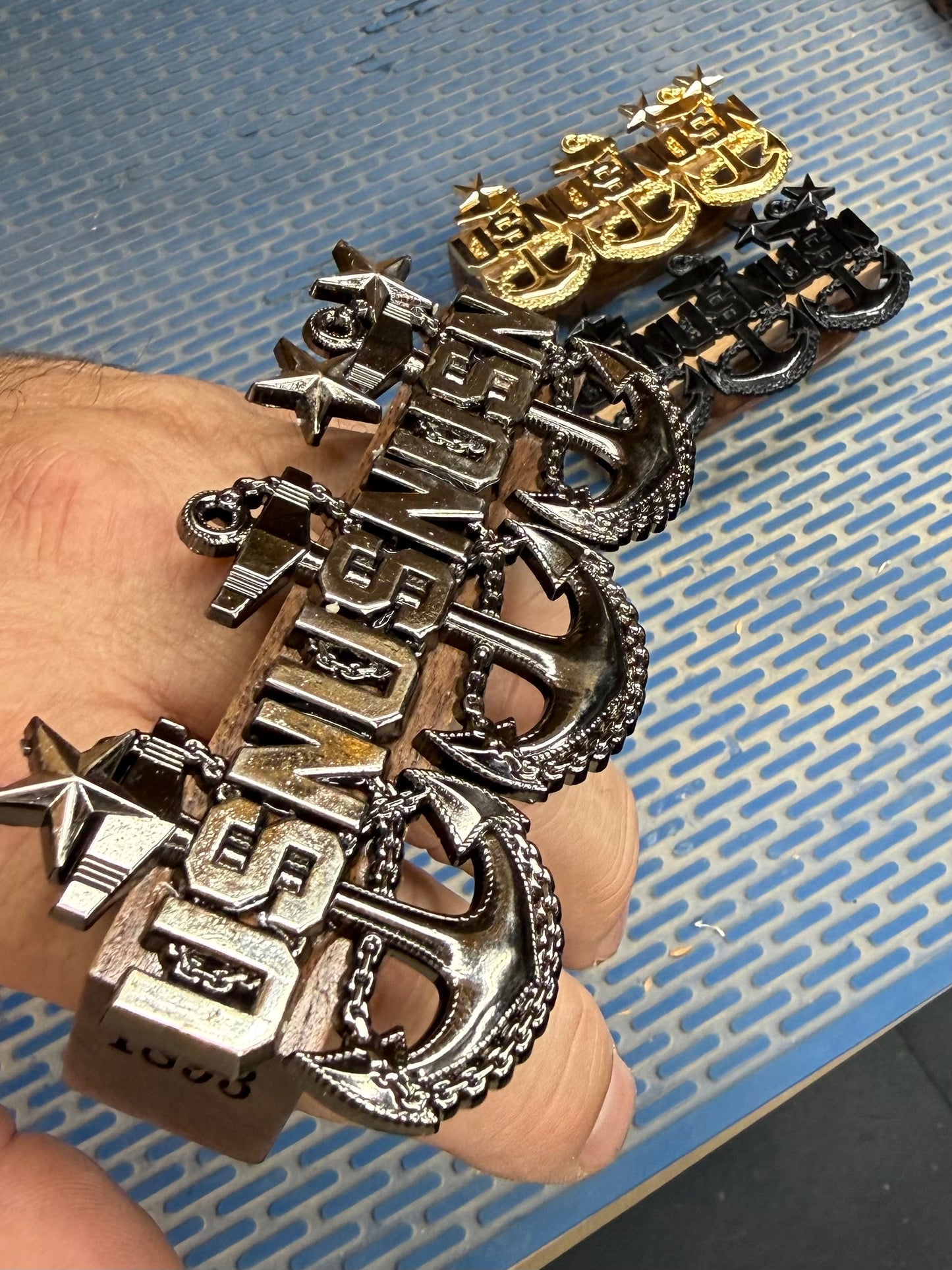 Hand Crafted Two and Three-Knuckle Chief Petty Officer Ring