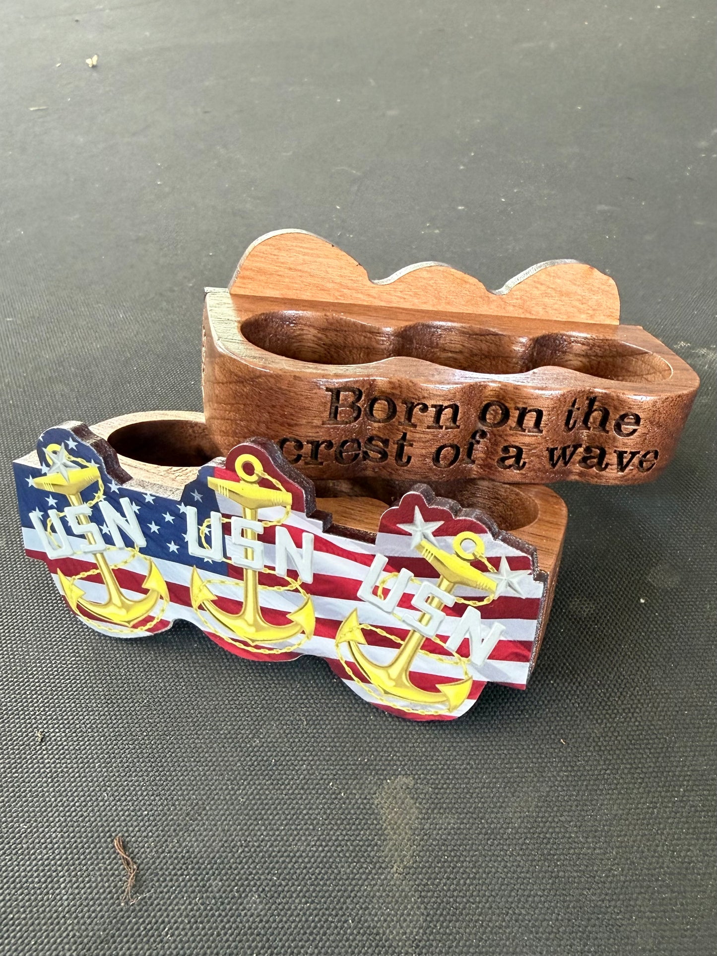 Hand Crafted Three-Knuckle Chief Petty Officer Ring