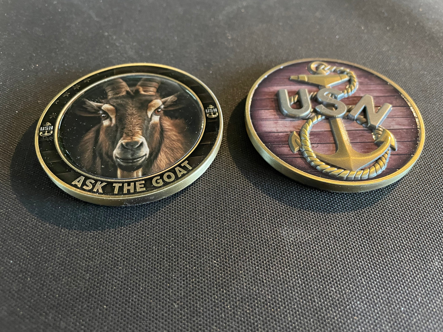 Ask the Goat Challenge Coin