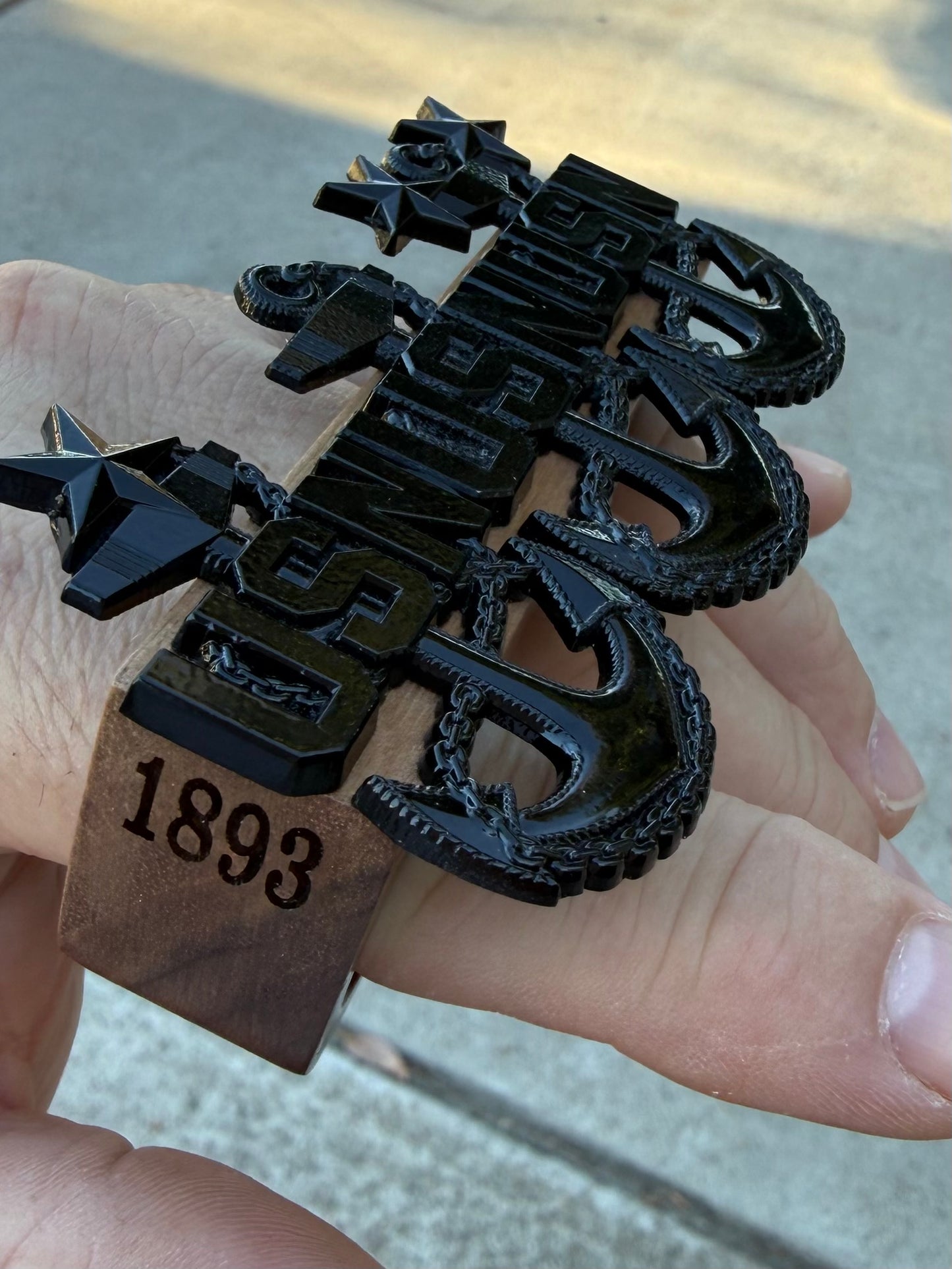 Hand Crafted Two and Three-Knuckle Chief Petty Officer Ring