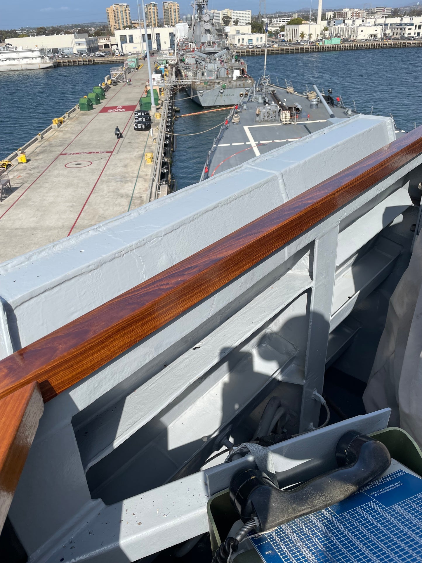 Port and Starboard Bridge Wing Rails
