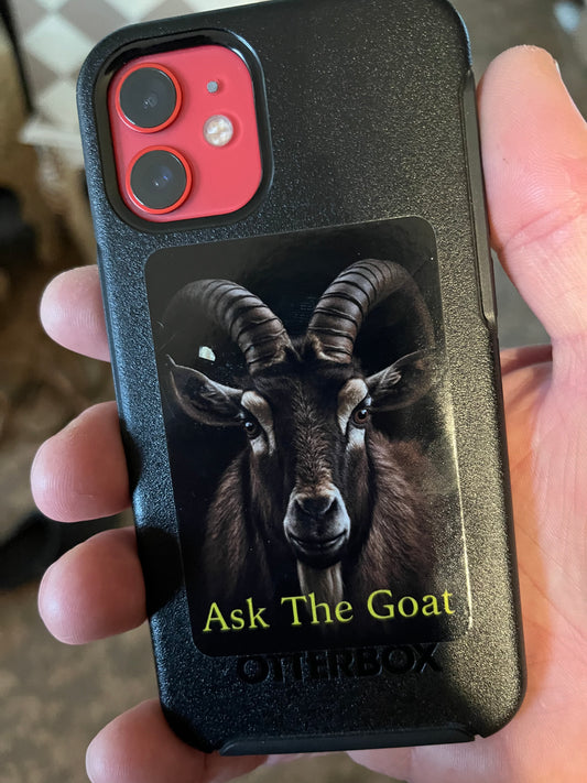 Ask The Goat Sticker